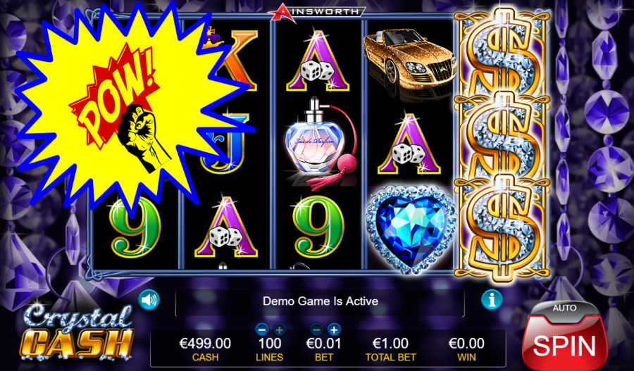 Crystal cash slot machine online ainsworth usa